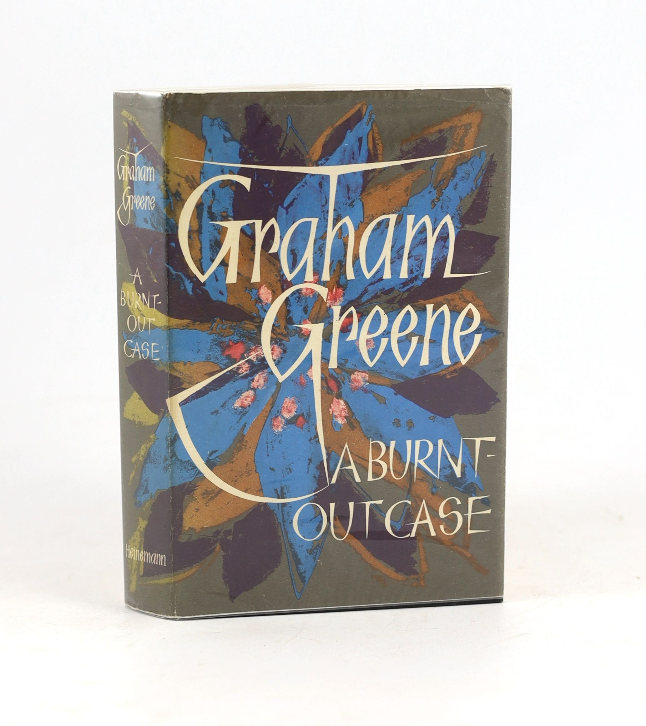 Greene, Graham - A Burnt out Case. 1st English ed. original cloth with I clipped d/j. 8vo. Heinemann, London, 1961.